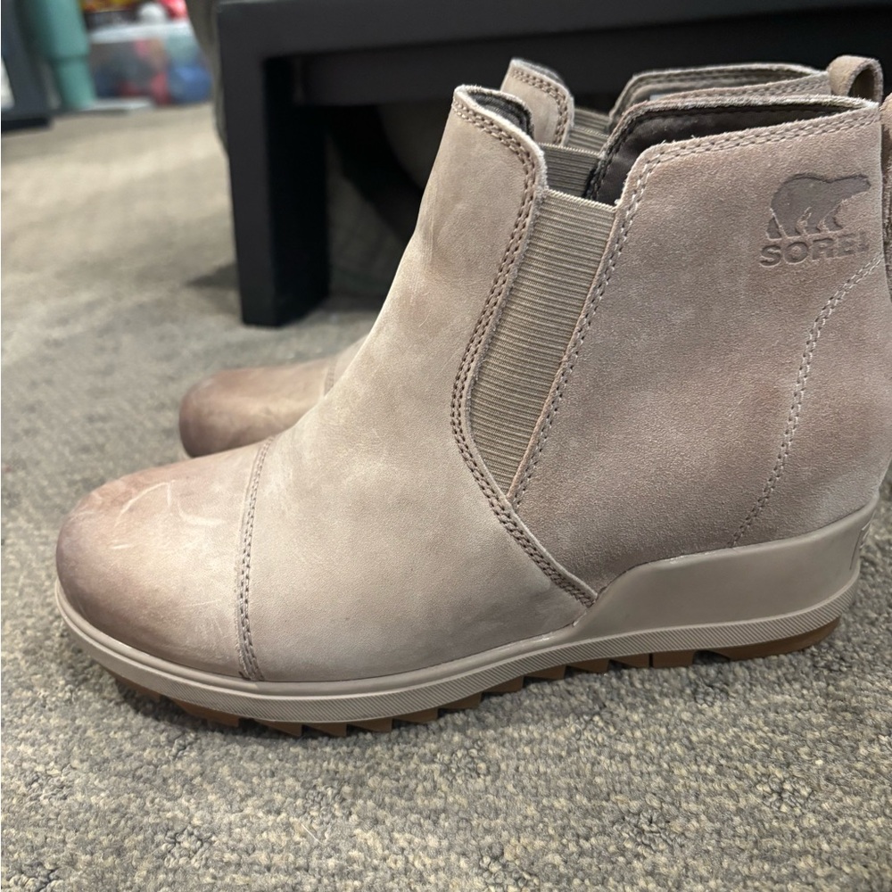 Sorel Women's Beige Ankle Booties
